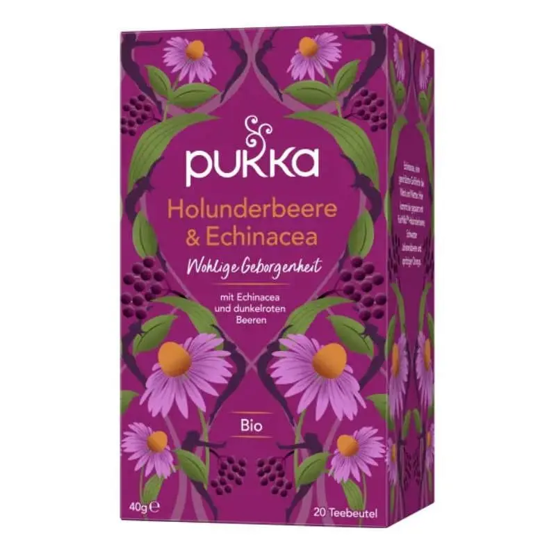 Holunderbeere & Echinacea Tee, Bio