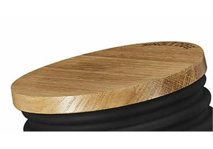 Holz (Eiche) Deckel für Single Dose Bohnenbehälter