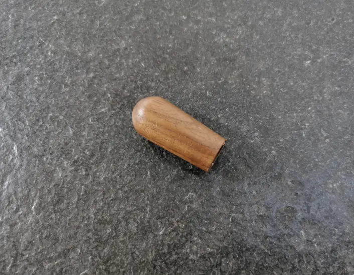 Holz Griff für Dampfhebel / Bezugshebel aus Schwarz-Nuss