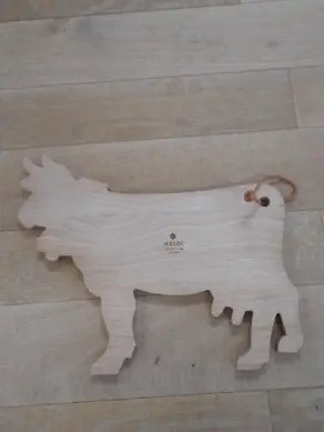 Holzbrett Kuh Buche