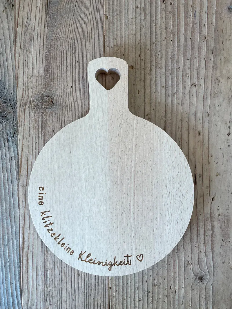 Holzbrett mit Spruch klein