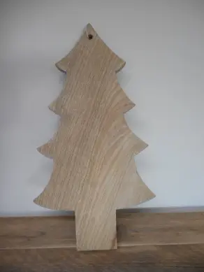 Holzbrett Sujet Tannenbaum L 46 cm