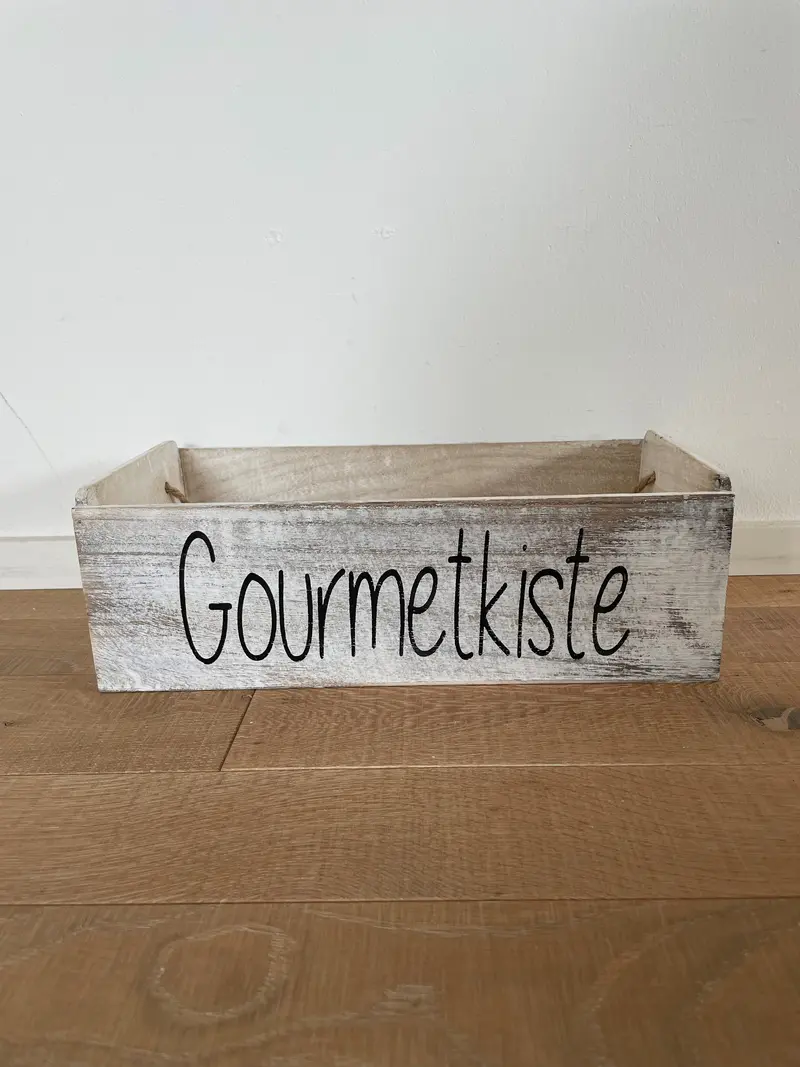 Holzkiste Gourmet