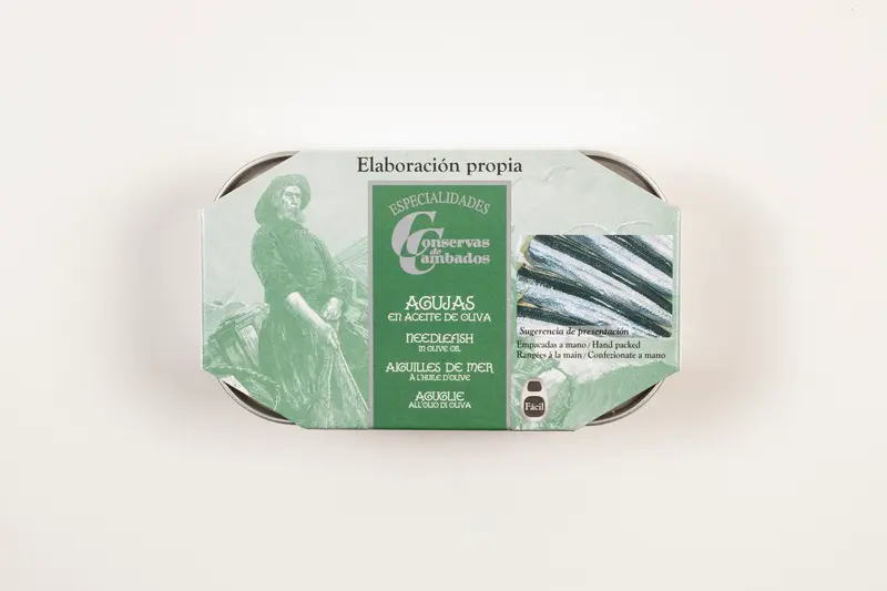 Hornhechte in Olivenöl 4/6 Stk. 125 gr. Spezialität