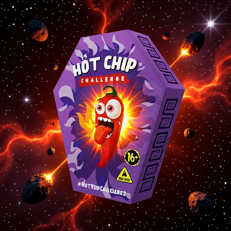 Hot Chip Challenge | einer der schärfsten Chips der Welt | Carolina Reaper Chip