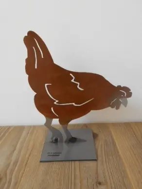Huhn Eisen pickend 17cm