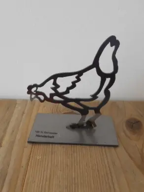 Huhn Eisen pickend mini