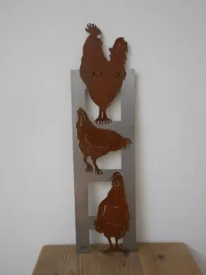Hühnerleiter Eisen 60cm