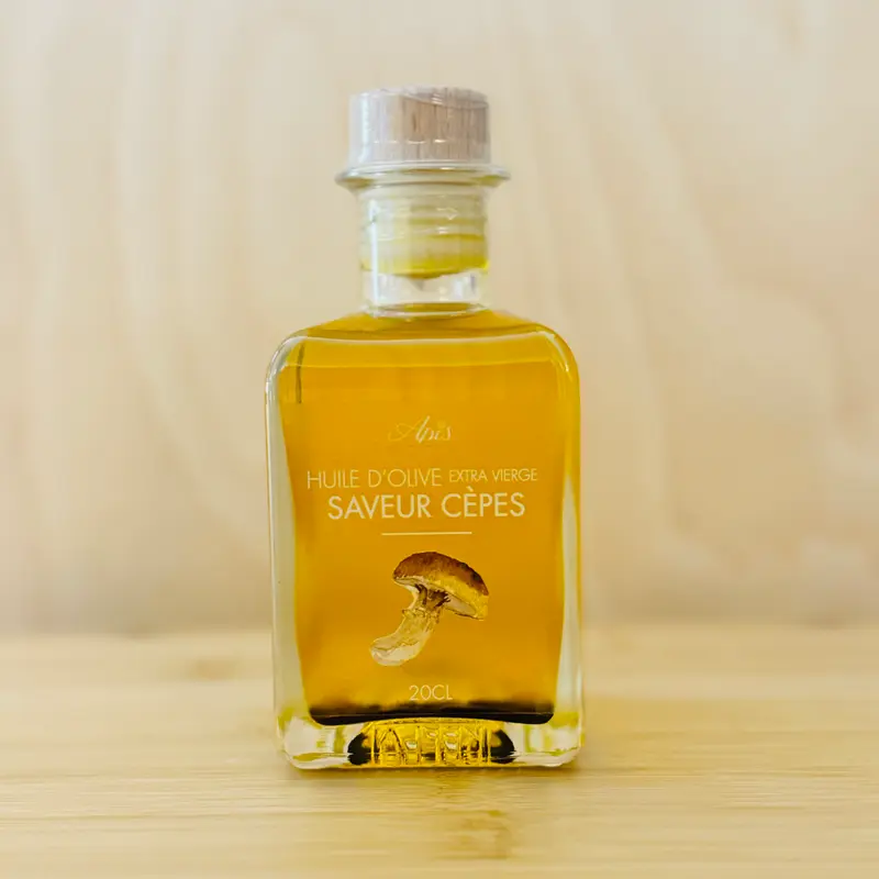 Huile d'olive cèpes