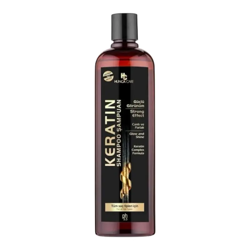 Hunca Care Keratin Complex Shampoo, Nährend und Reparierend, Für Alle Haartypen 675ml