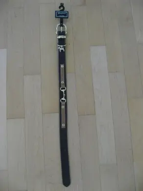 Hundehalsband Leder braun 48-55 cm