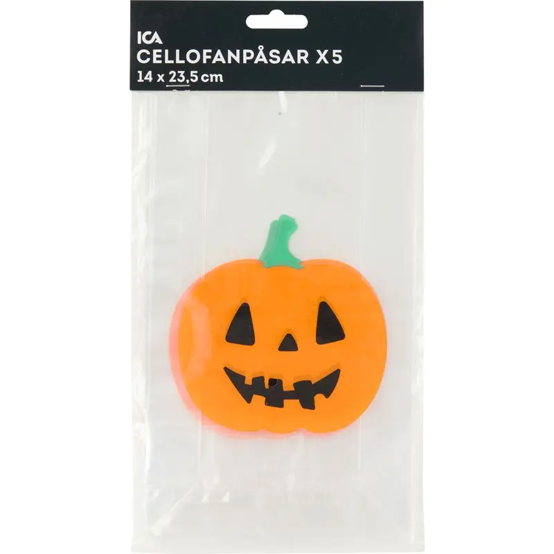 ICA Cellofanpåse Treat – Treat Cellophane Bags - 14.5 × 23.5cm, 5-p