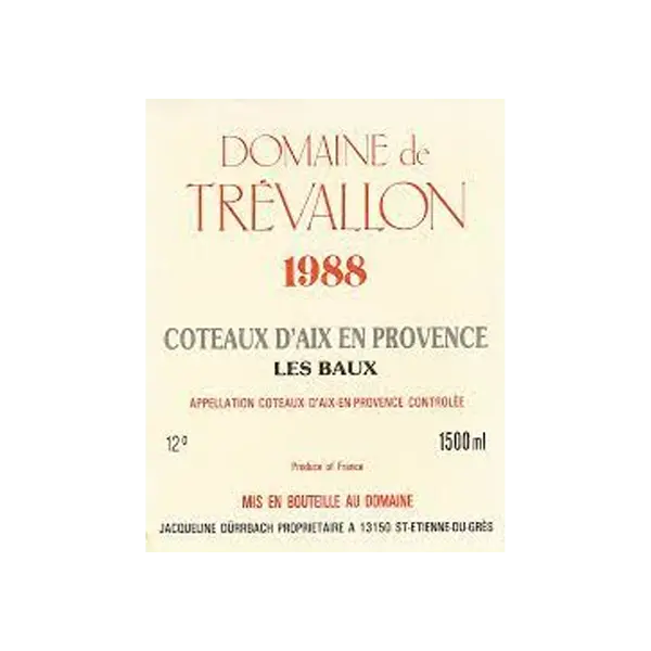 IGP Alpilles - Domaine de Trevallon 1988