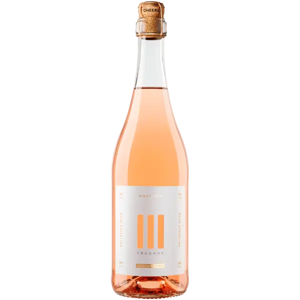 III Freunde Rosé Sparkling 0.0% Alkoholfrei - 75cl