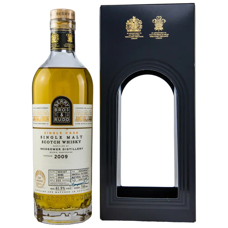 Inchgower 2009/2022 - Cask #802327 (Berry Bros & Rudd)