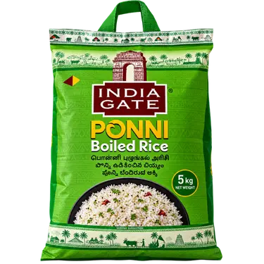 India Gate Ponni Boiled Rice - 5 kg
