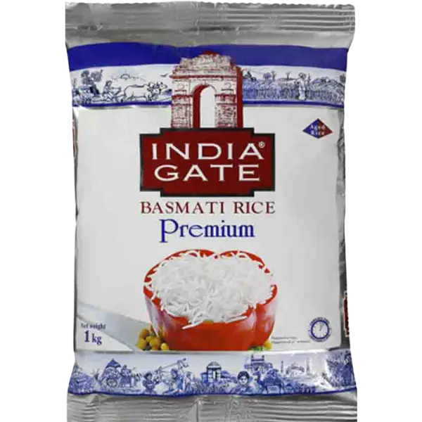 India Gate Premium Basmati Rice - 1 kg