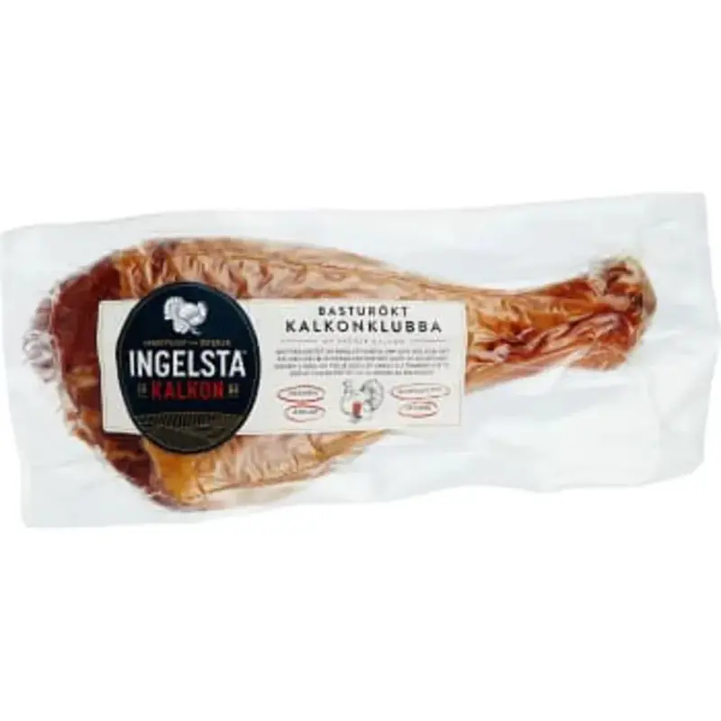 INGELSTA KALKON Kalkonklubba basturökt  - Turkey leg, Smoked - 720g