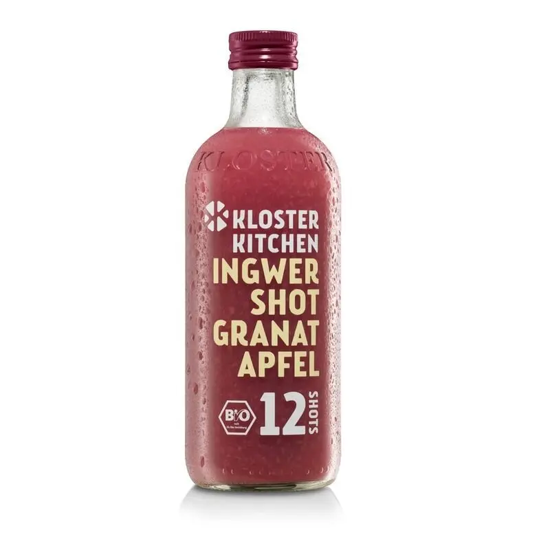 Ingwer Shot Granatapfel Bio Flasche, 360 ml