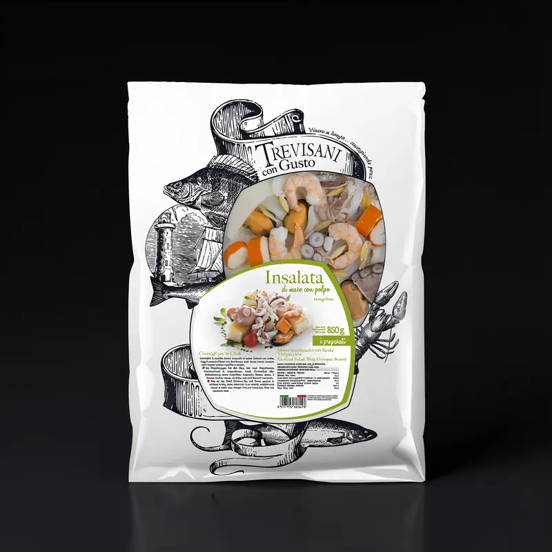 Insalata di Mare con Polpo, Meeresfrüchtesalat, 850 g