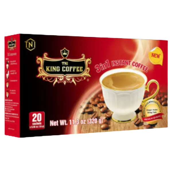 Instant King Coffee 3-in-1 20 Sachets (Boxes) - 320 g