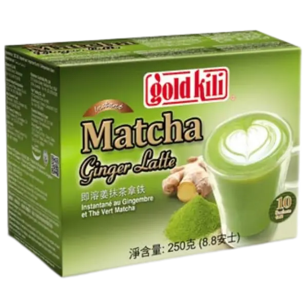 Instant Matcha Ginger Latte - 10 Bags - 250 g