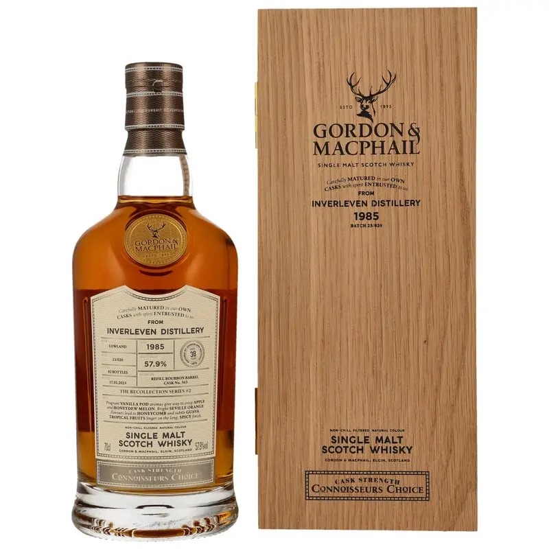 Inverleven 1985/2023 G&M CC UPPER Cask #563