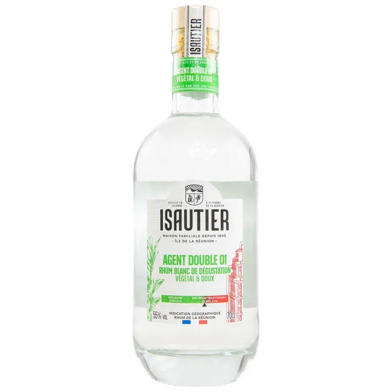 Isautier Rhum Blanc Agent Double 01