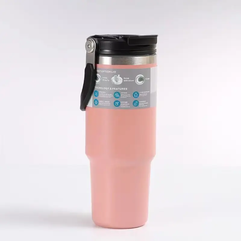 Isolierbecher 900ml Edelstahl — Doppelwand auslaufsicher
