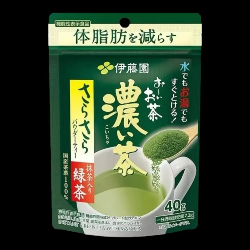 Itoen Oi Ocha Strong Green Tea Matcha Powder 40g