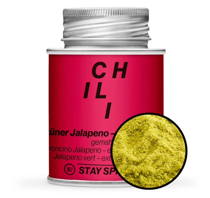 Jalapeno Chili, grün gemahlen - Extra Fruchtig