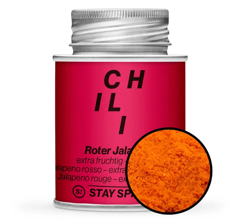 Jalapeno Chili, rot gemahlen - Extra Fruchtig