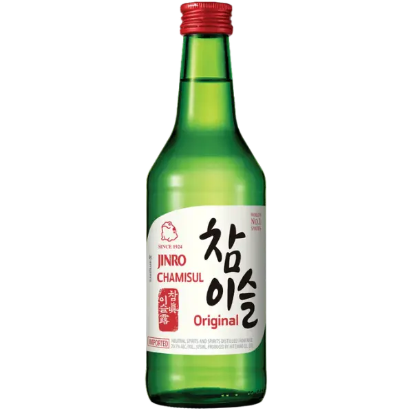 Jinro Chamisul Soju - 350 ml Alcohol content
