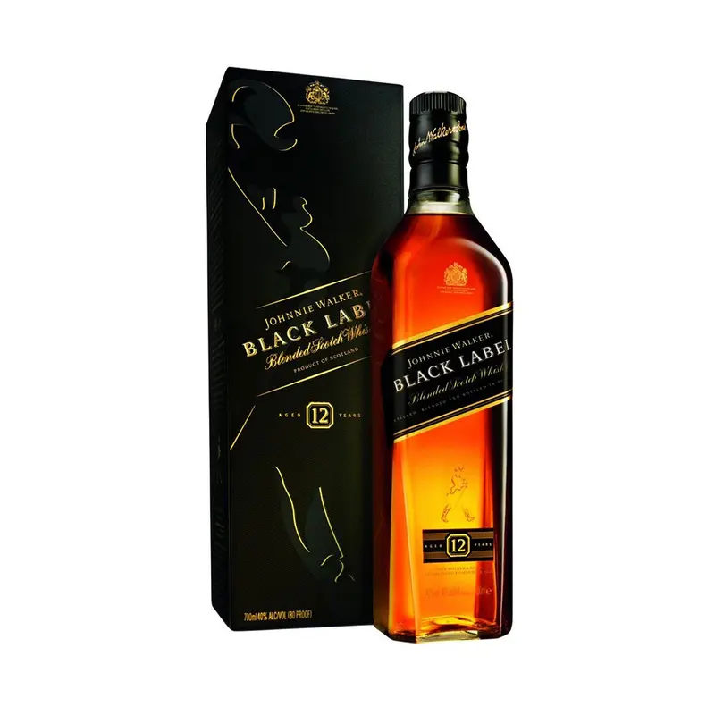 Johnnie Walker Black Label 12 Years Blended Scotch Whisky - 700ml