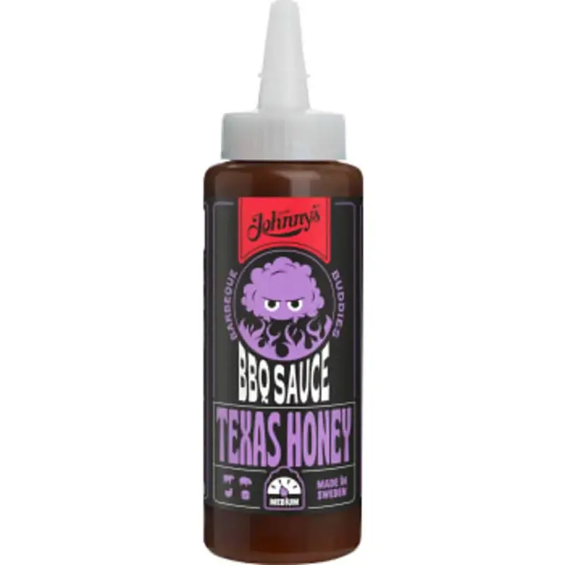 Johnnys Sås BBQ Texas Honey - BBQ Sauce Texas Honey  - 315g