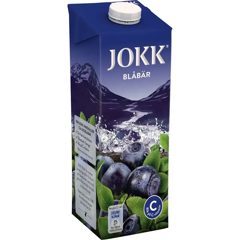JOKK Blåbärsdryck - Blueberry drink - 1l