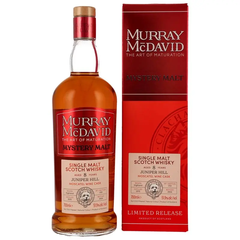 Juniper Hill 2015/2024 - 8 y.o. - Moscatel Wine Cask - Murray McDavid