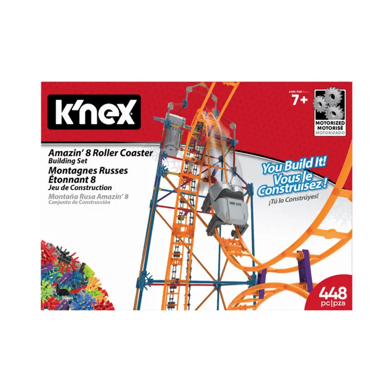 K`Nex Thrill Rides - Amazin 8 Coaster Achterbahn-Spielset