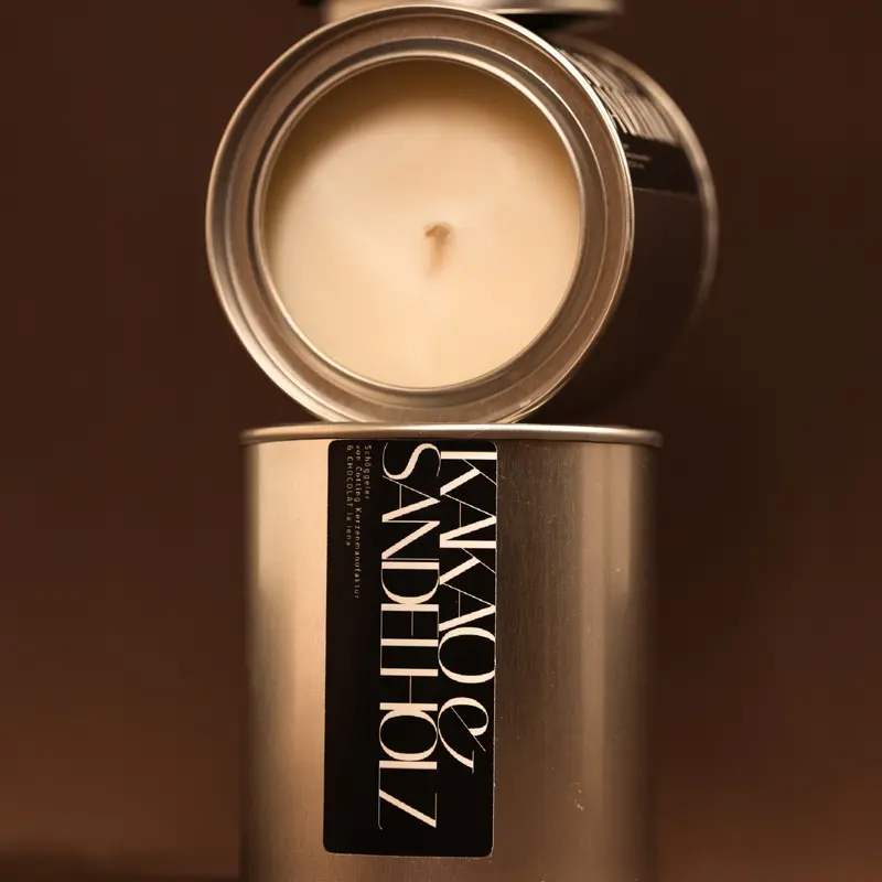 Kakao Kerze 240g - für eine gemütliche und elegante Atmosphäre