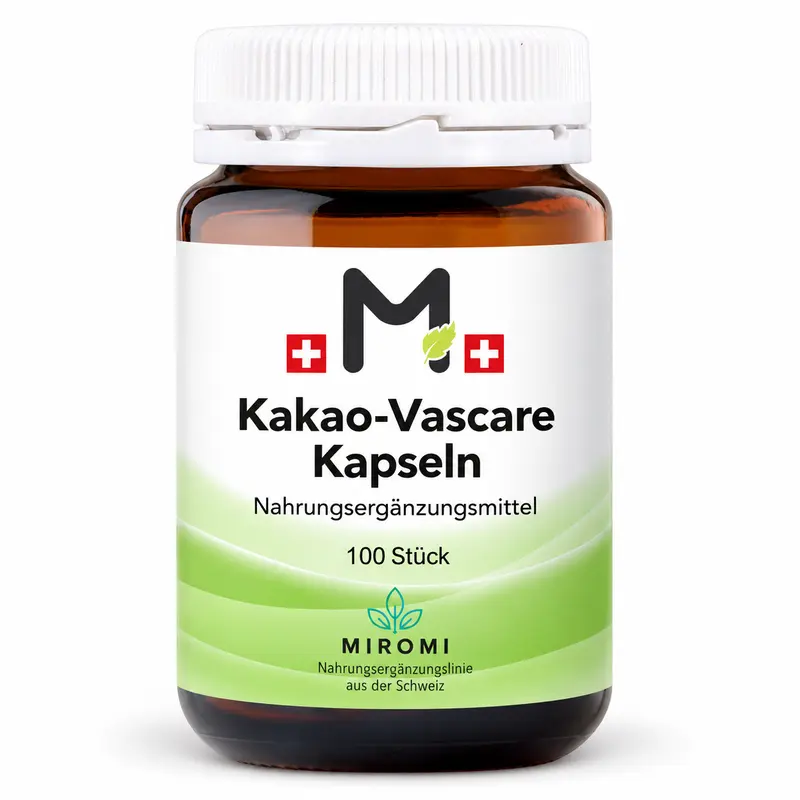 Kakao-Vascare Kapseln – 100 Stück