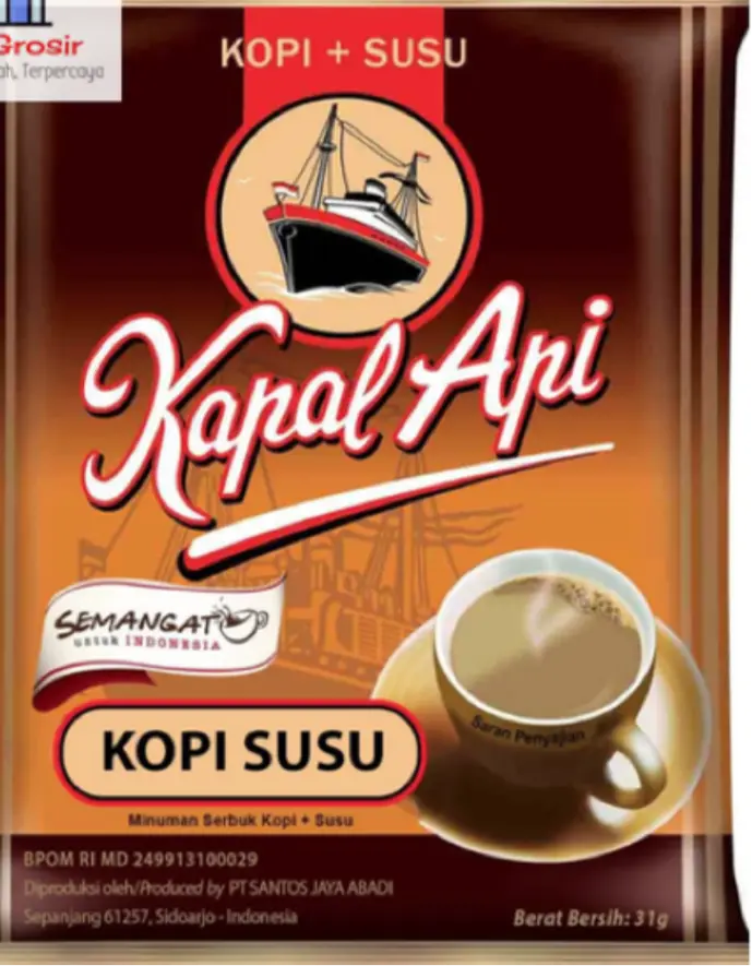Kapal Api Kopi susu 20 Sachet 620gr