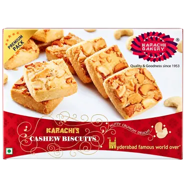 Karachi Bakery Vegan Cashew Biscuits - 400 g