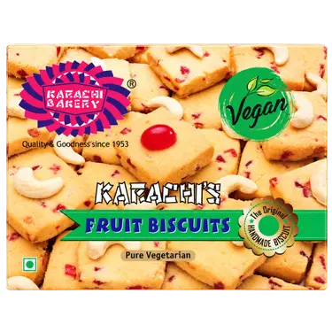 Karachi Bakery Vegan Fruit Biscuits - 400 g