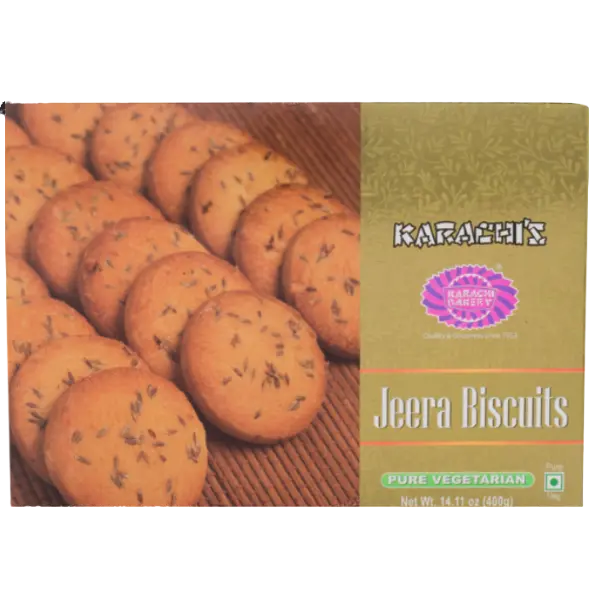 Karachi Bakery Vegan Jeera Biscuits - 400 g