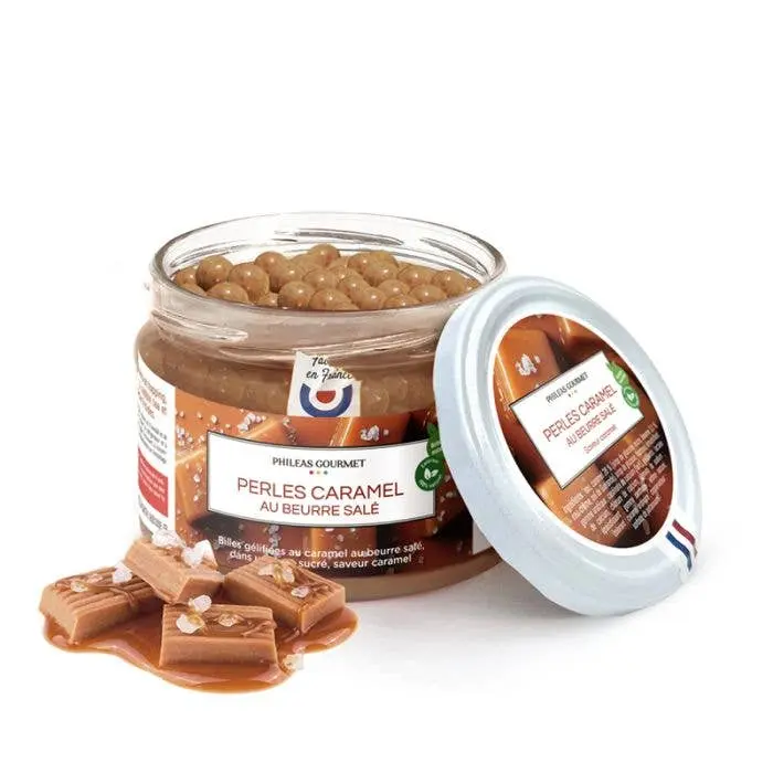 Karamell Popping Boba – Salted Caramel Perlen 240 g