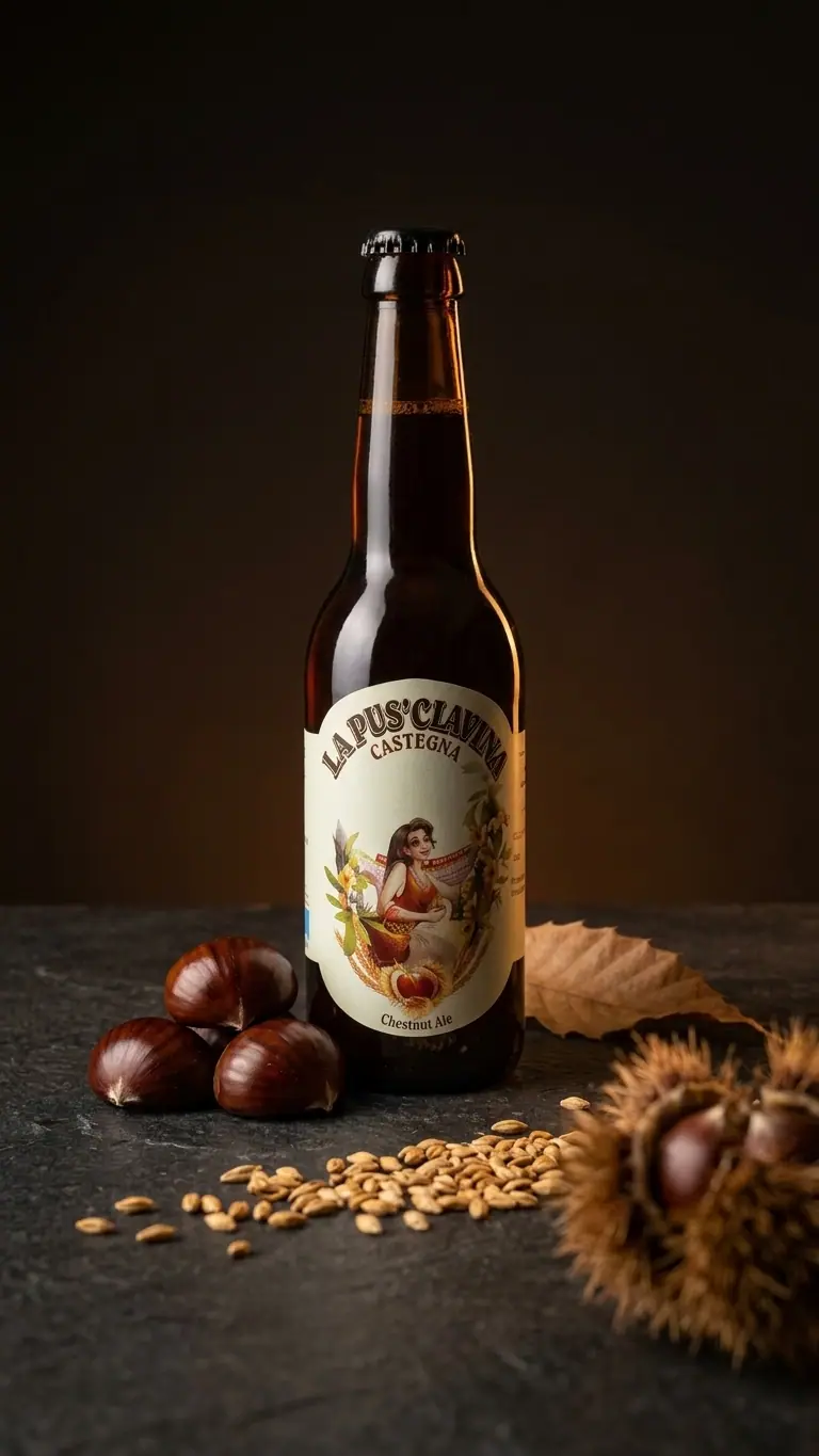 Kastanien Bier – Schweizer Craft Beer mit Kastanien aus Brusio