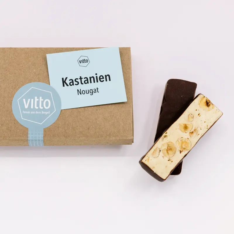 Kastanien Nougat