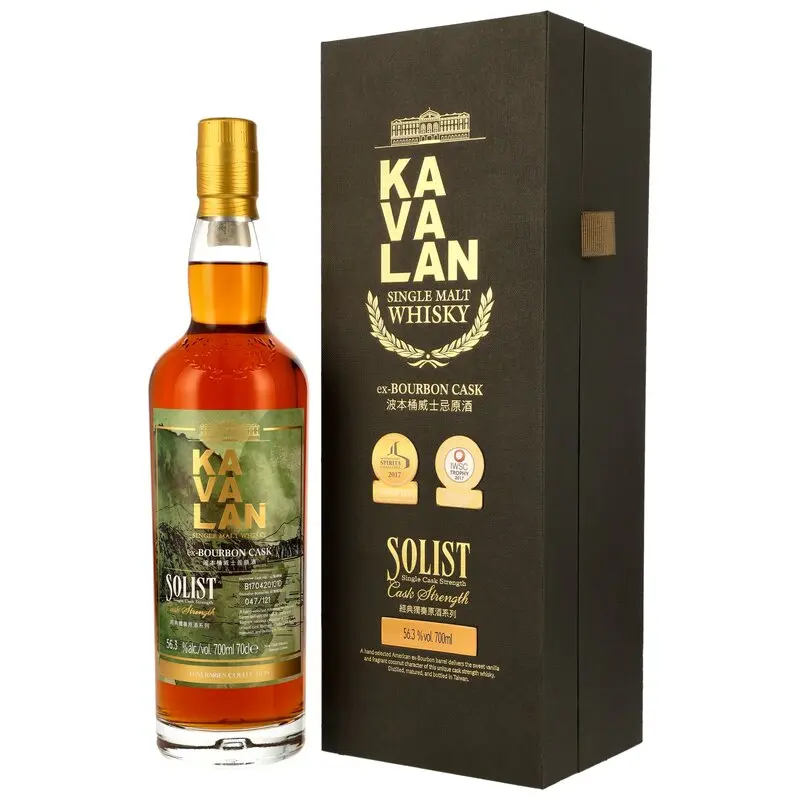Kavalan Solist - Single Malt ex-Bourbon Cask - 56,3% - Itineraires