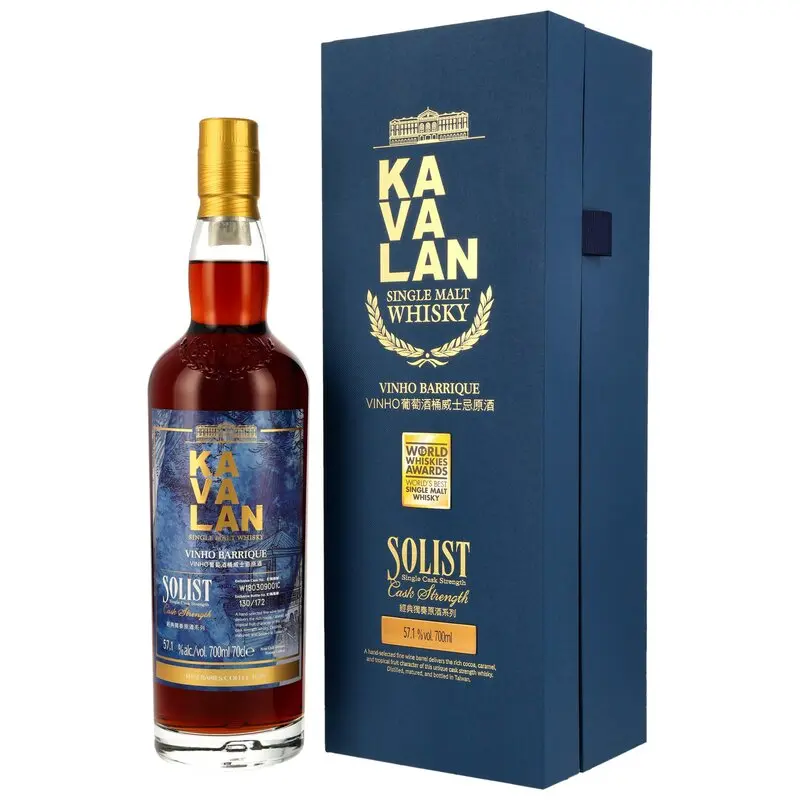 Kavalan Solist - Single Malt Vinho Barrique - 57,1% - Itineraires