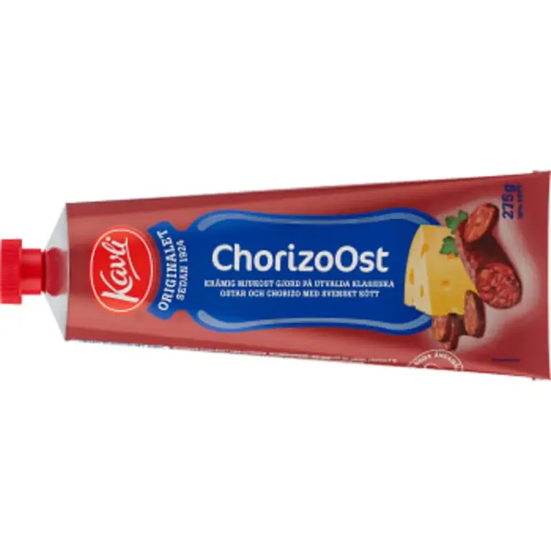 Kavli Bredbar smältost Chorizo - Spreadable processed cheese Chorizo - 275 g
